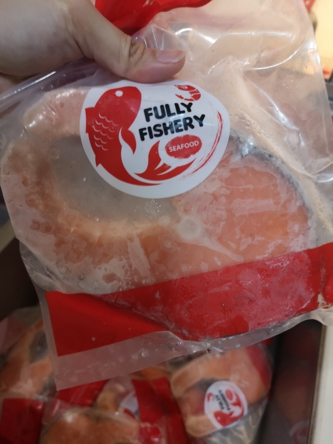 frozen salmon