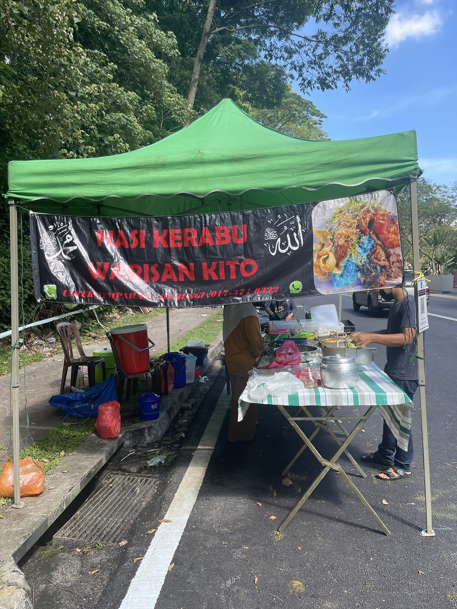 nasi kerabu stall PJ