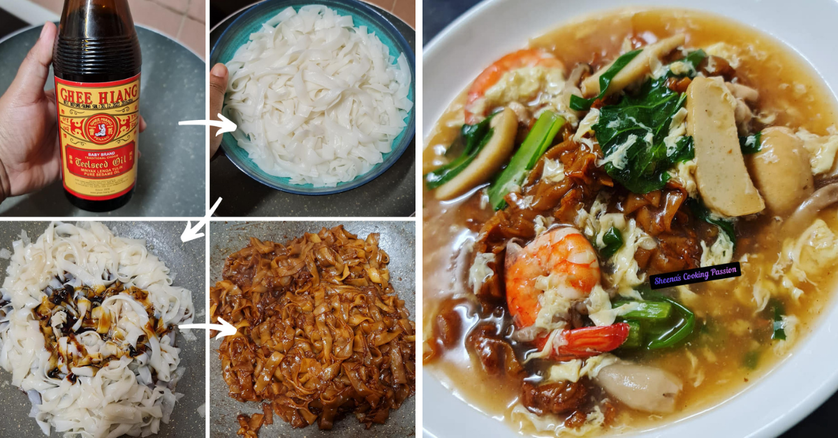 Here's How To Cook Wat Tan Hor (Flat Rice Noodles with Egg Gravy) With ...