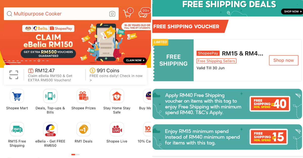 Shipping Rebate From Shopee