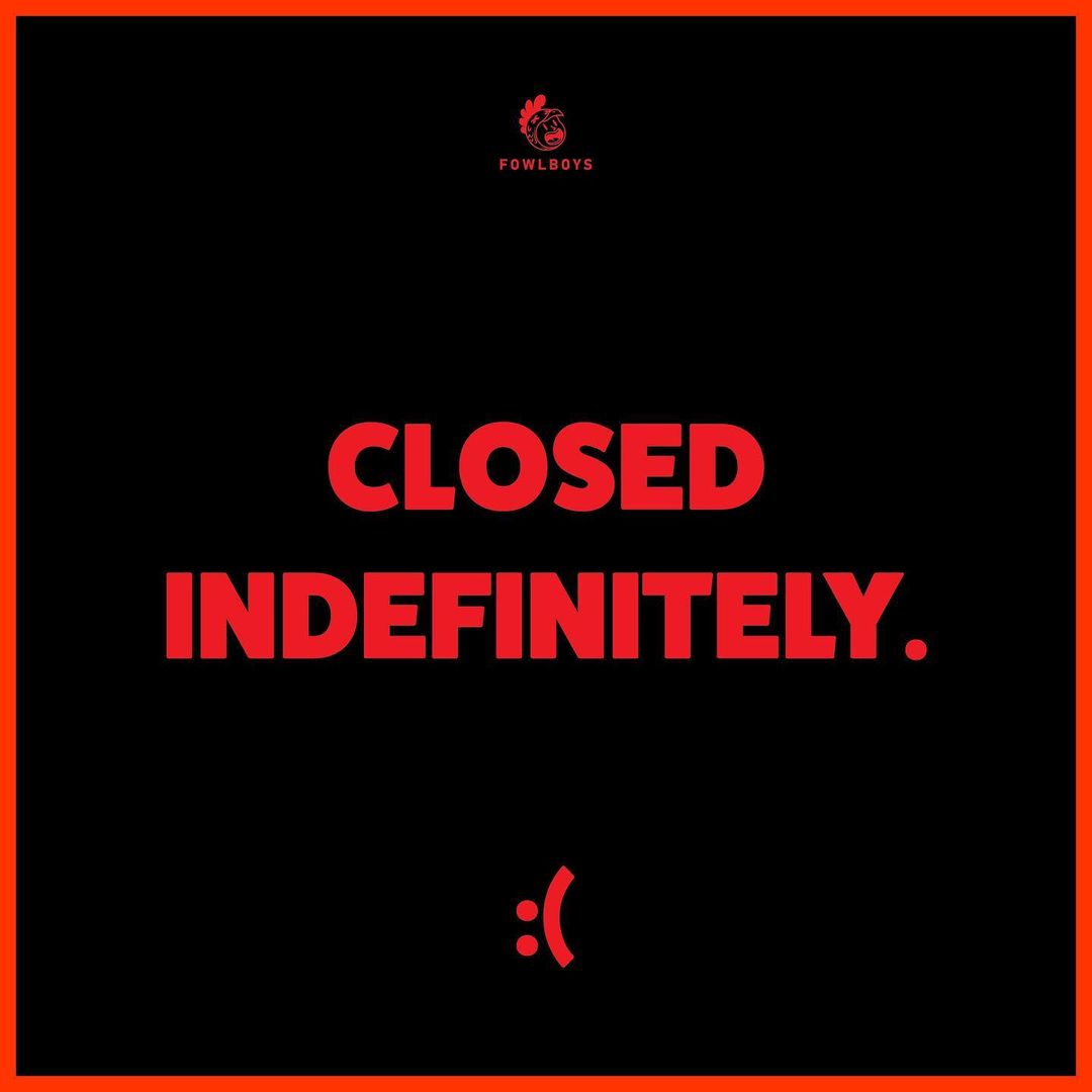 Closed until