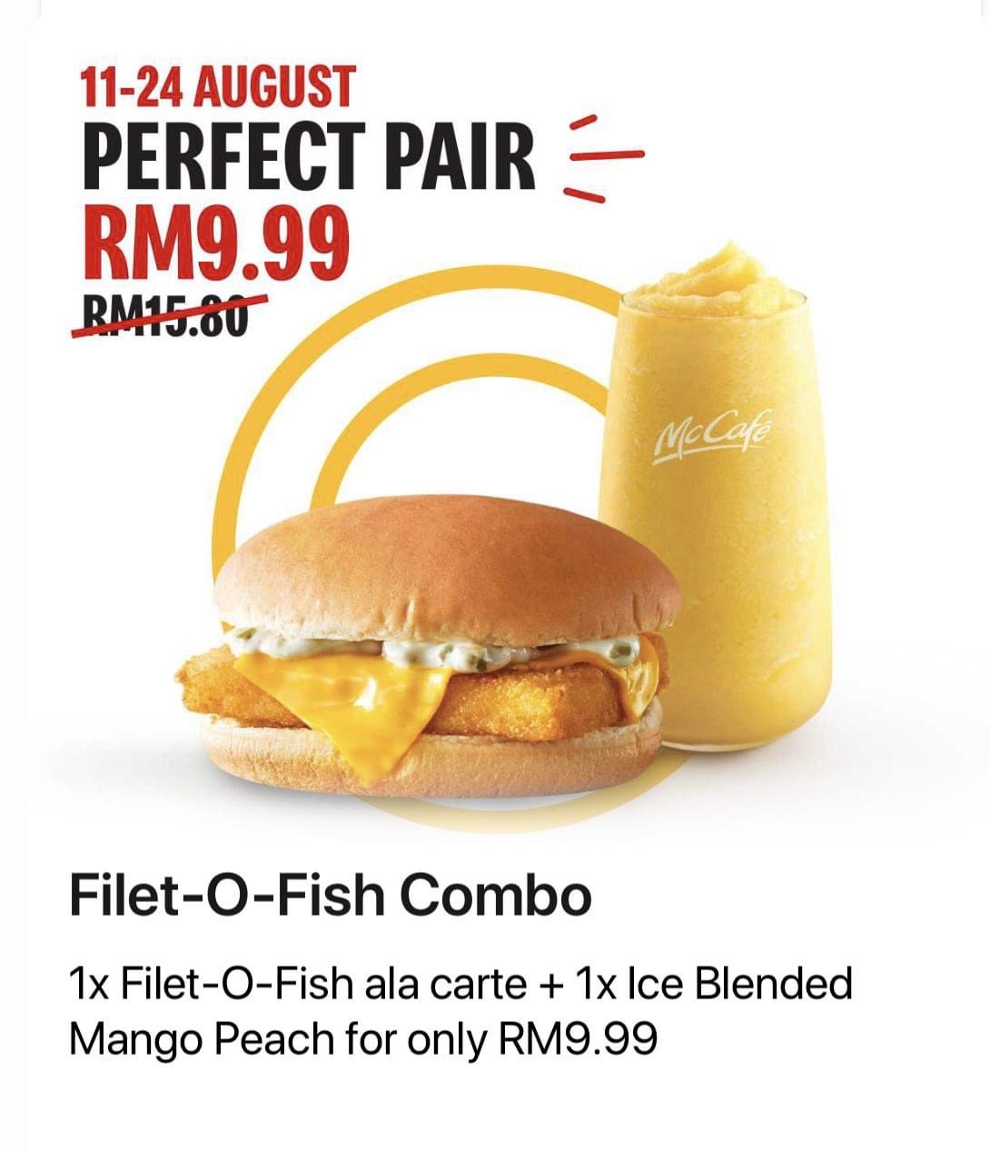 McDonald's RM9.99 August 2021