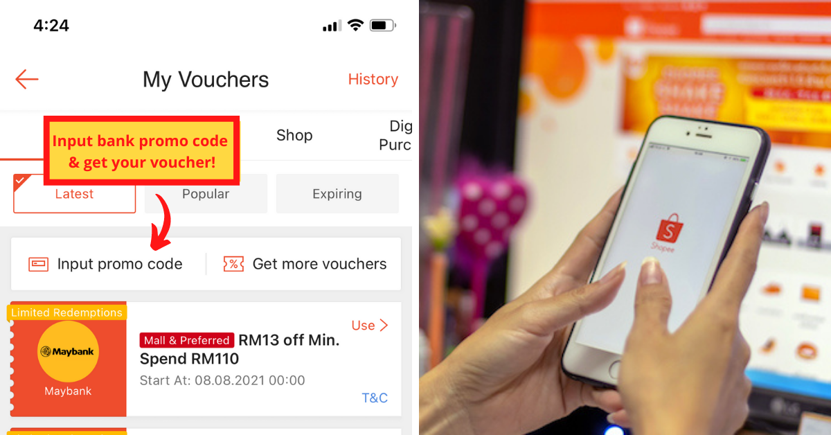 Here Are All The Bank Codes You Can Use During Shopee 8 8 Sale Rm10 Off Min Spend Rm125 Kl Foodie