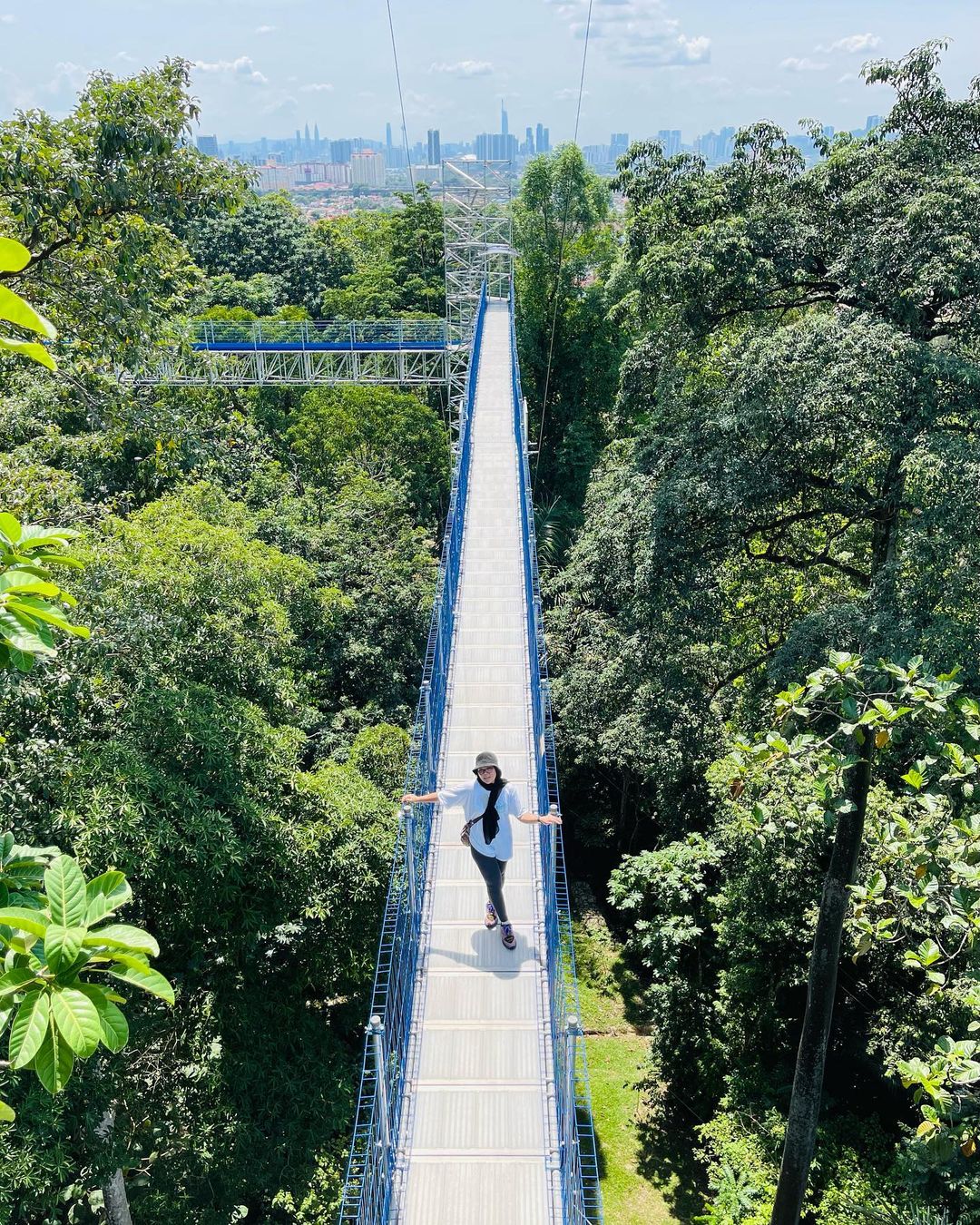 FRIM's Forest Skywalk In KL With Beautiful Panoramic Views Of The City ...