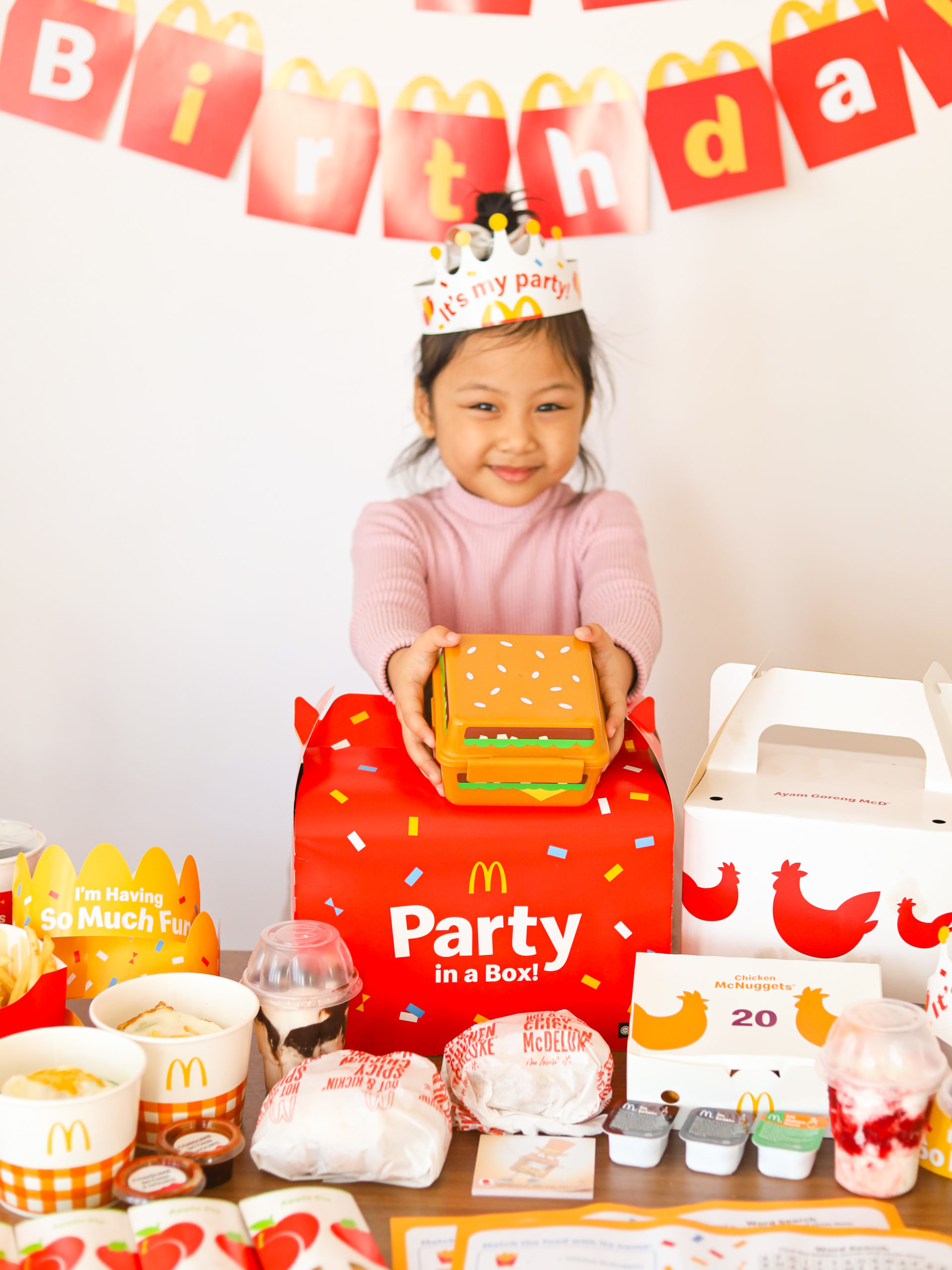 McDonald's Parties@Home Packages